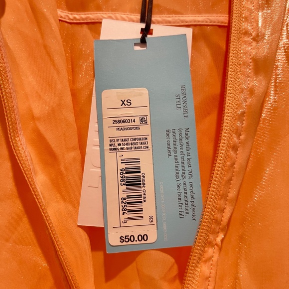 Women's Cinched Waist Hooded Parka
Organza Jacket Future Collective Peach XS - Picture 12 of 16